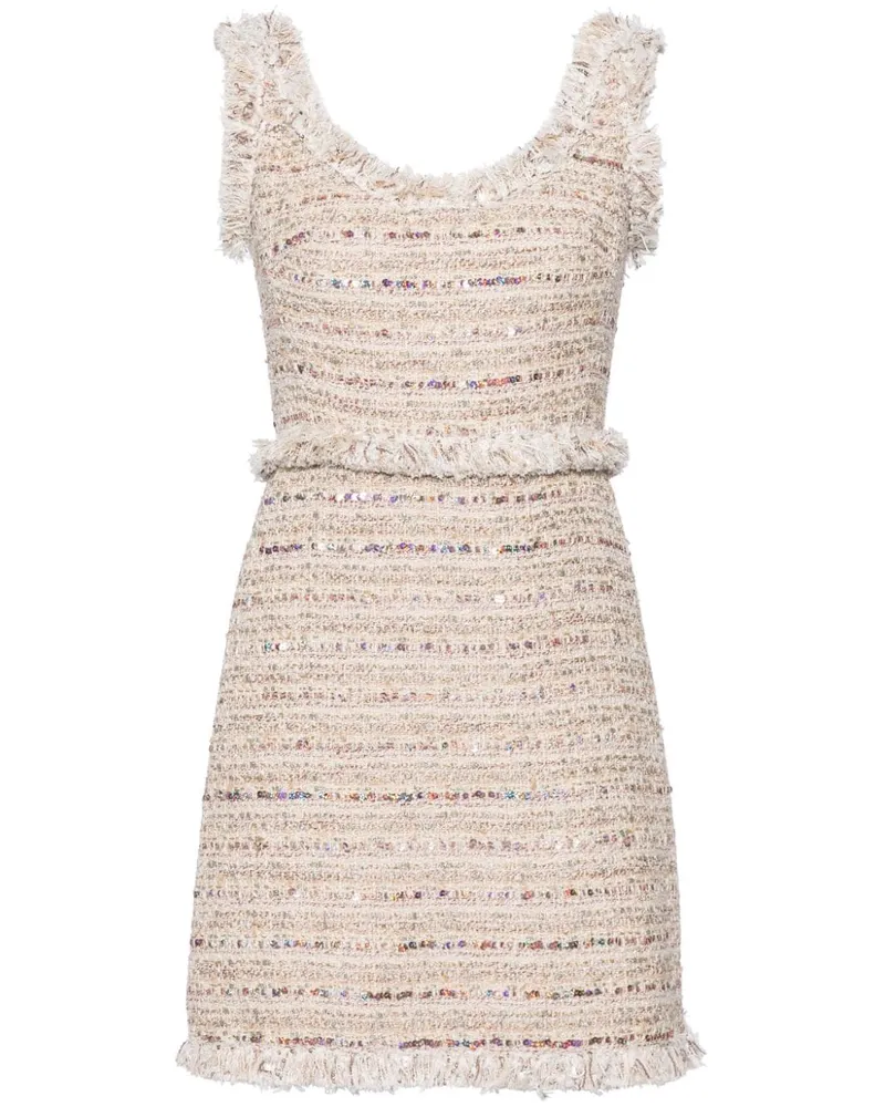 Giambattista Valli Kleid mit Pailletten - Nude Nude