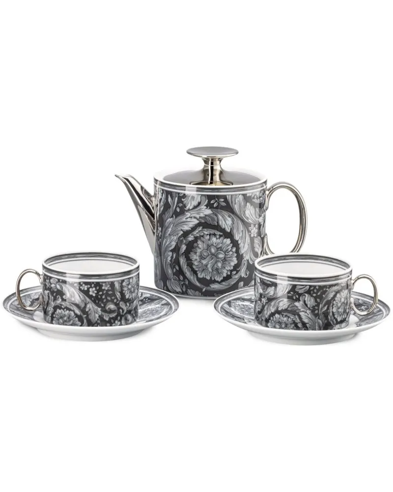 Versace Barocco Haze Teeservice (2er-Set) - Schwarz Schwarz