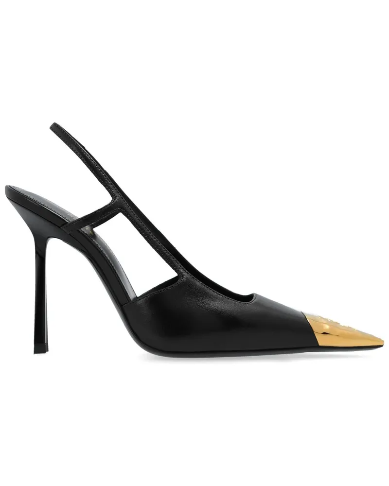 Saint Laurent Jeanne Slingback-Pumps 110mm - Schwarz Schwarz