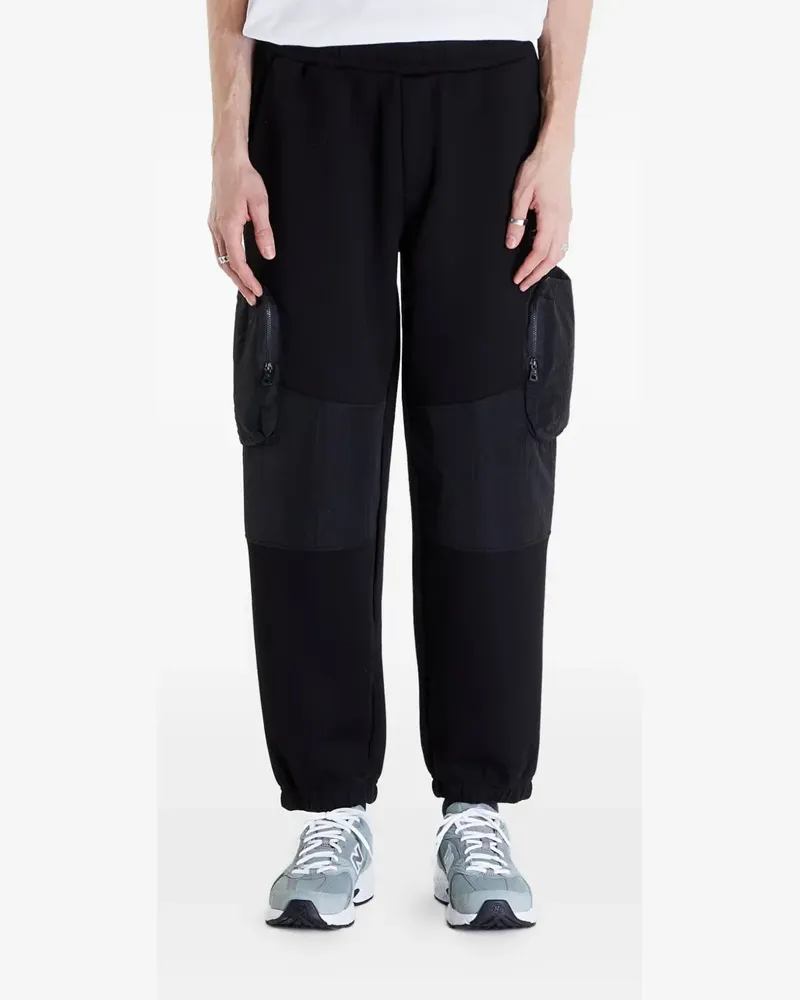 EA7 logo-print cargo pants - Schwarz Schwarz