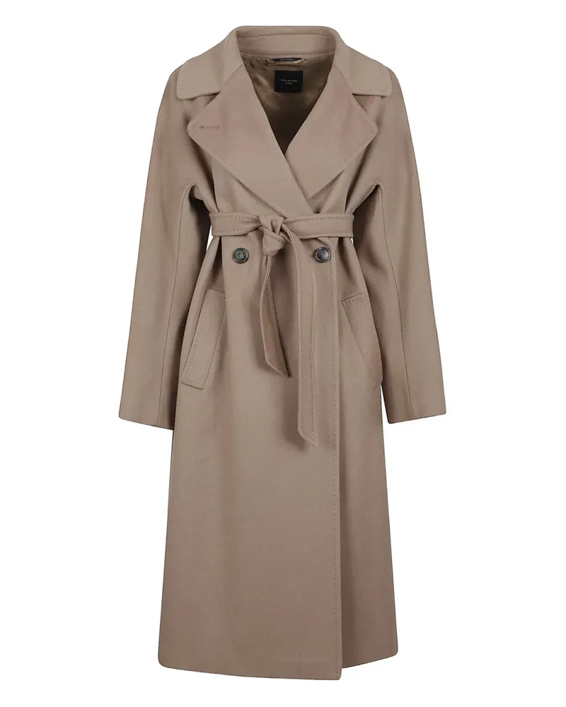 Max Mara belted coat - Nude Nude