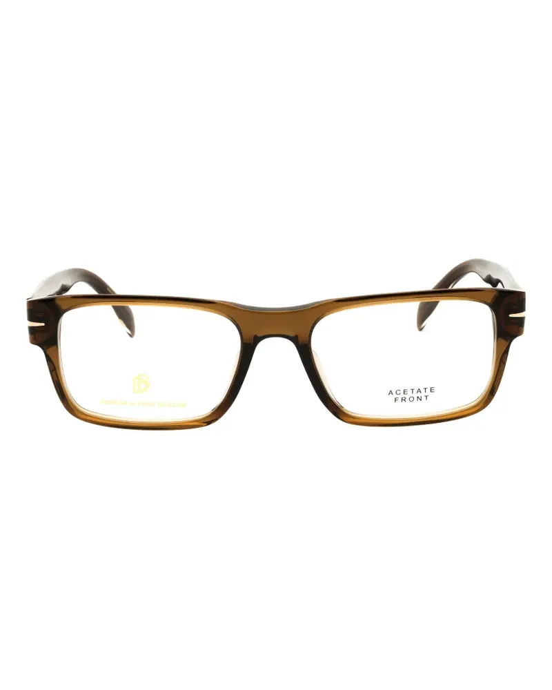EYEWEAR by DAVID BECKHAM rectangle-frame glasses - Braun Braun