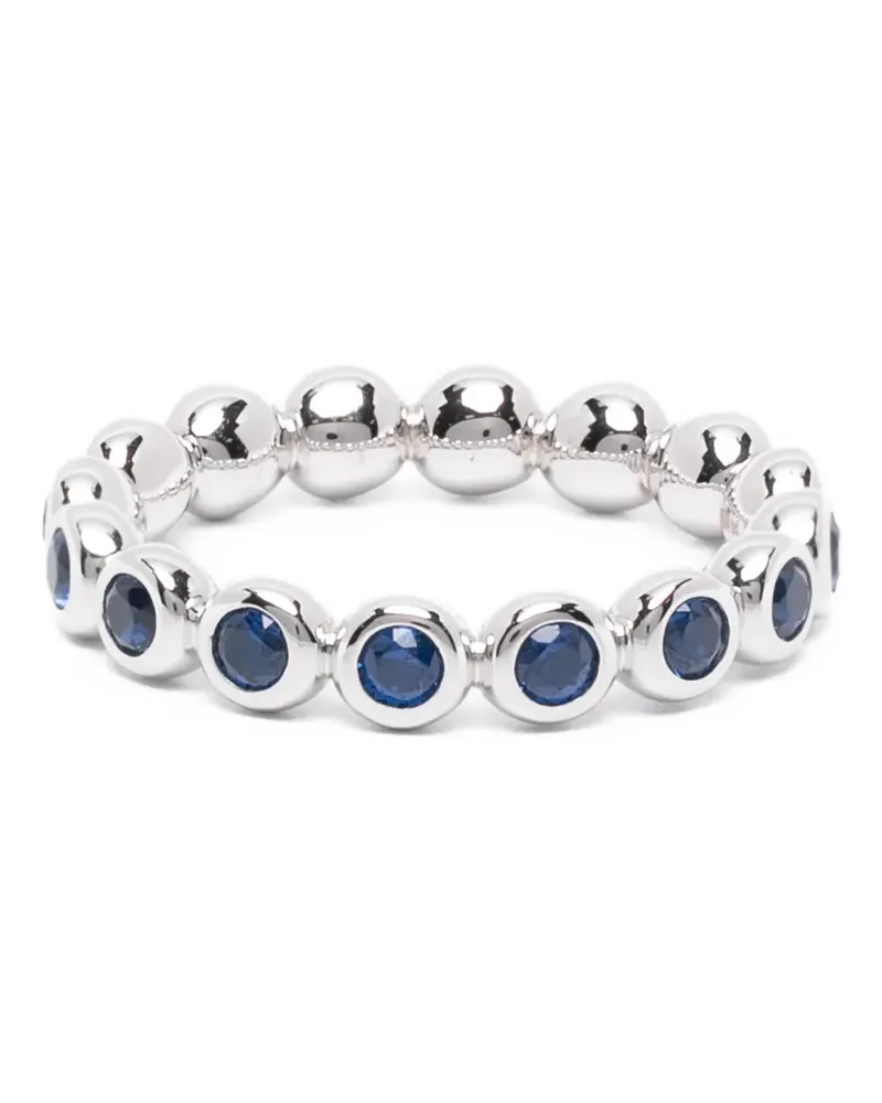 Missoma Tennis Stapelring - Silber Silber