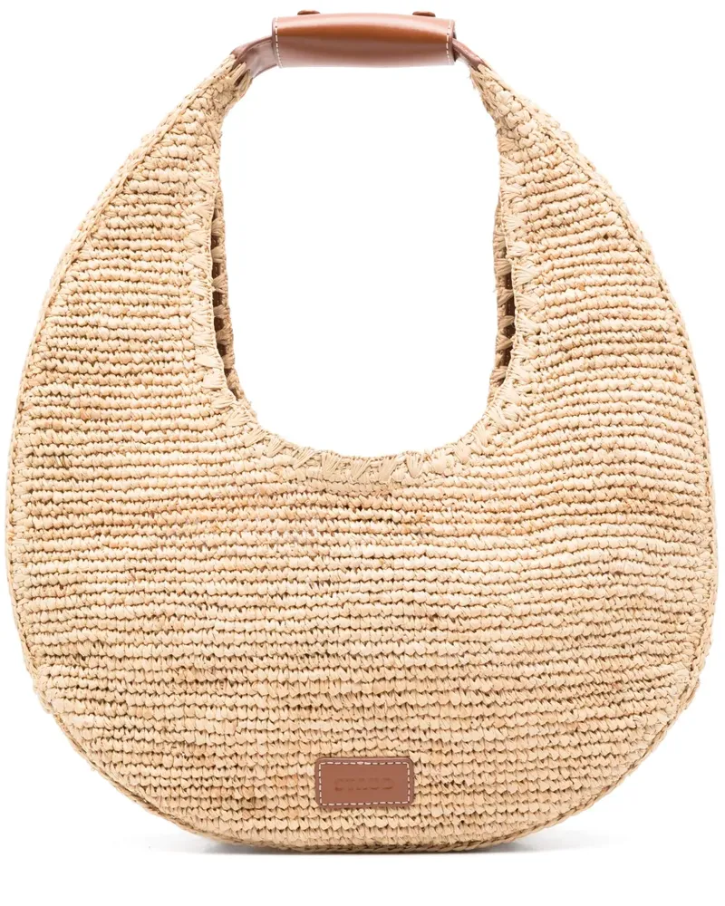 STAUD Große Schultertasche - Nude Nude