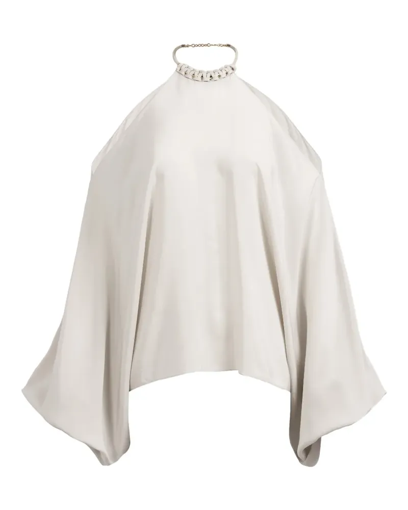 Silvia Tcherassi Consuelo cold-shoulder blouse - Weiß Weiß