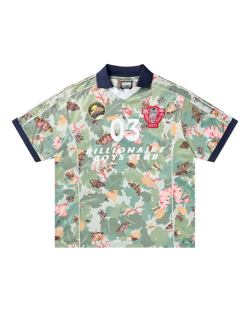 Billionaire Boys Club Striker SS T-Shirt mit grafischem Print - Grün Grün