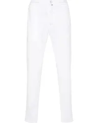 Kiton Tapered-Hose mit Kordelzug Weiß