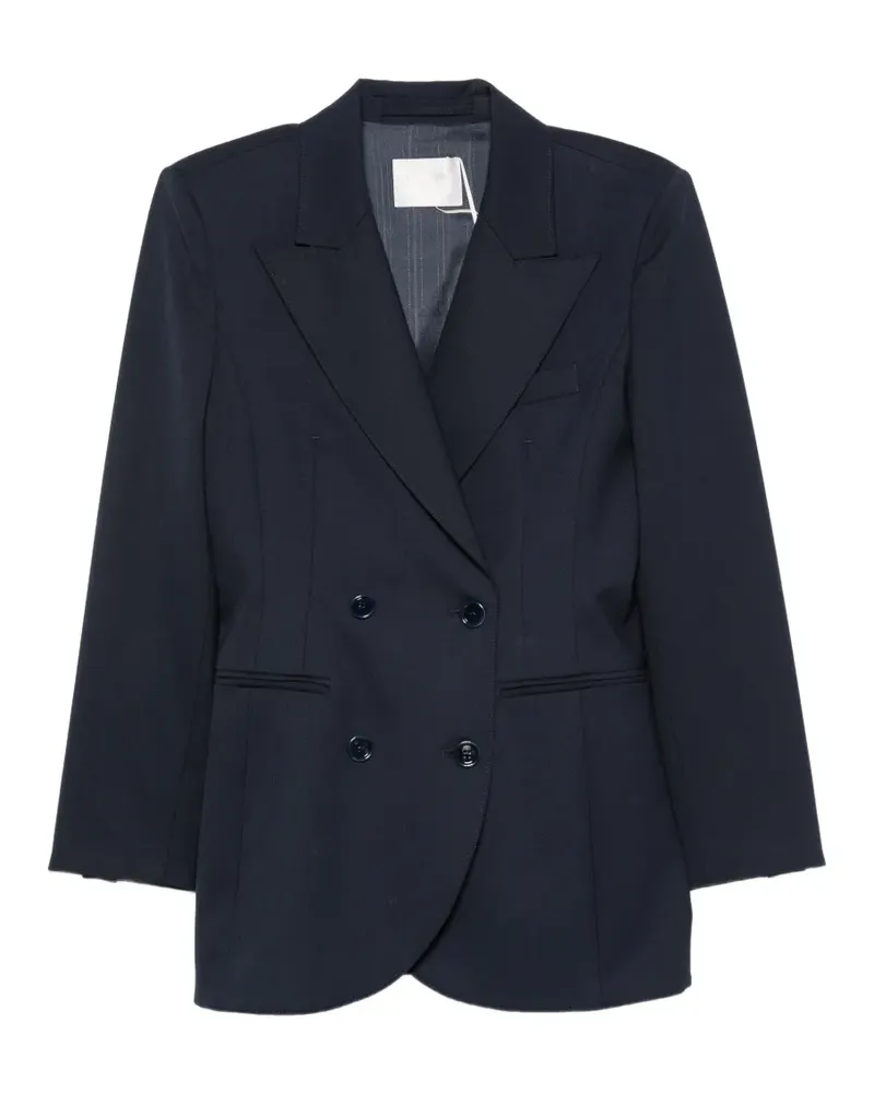 MARELLA double-breasted peak-lapel blazer - Blau Blau