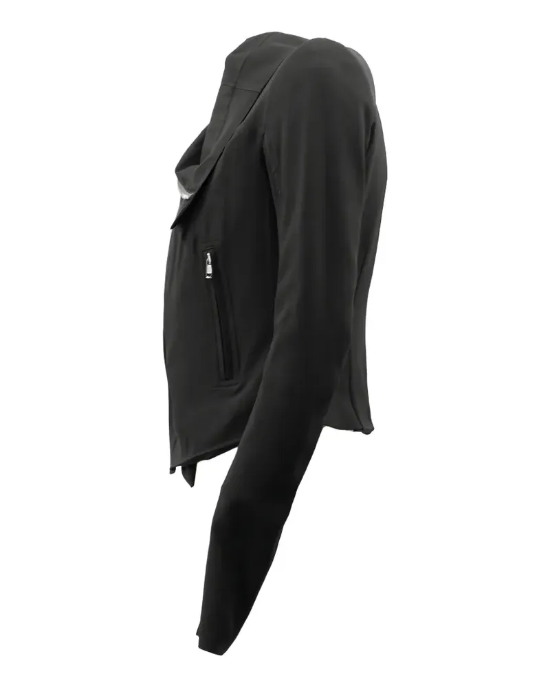 Rick Owens Asymmetrische Jacke - Schwarz Schwarz