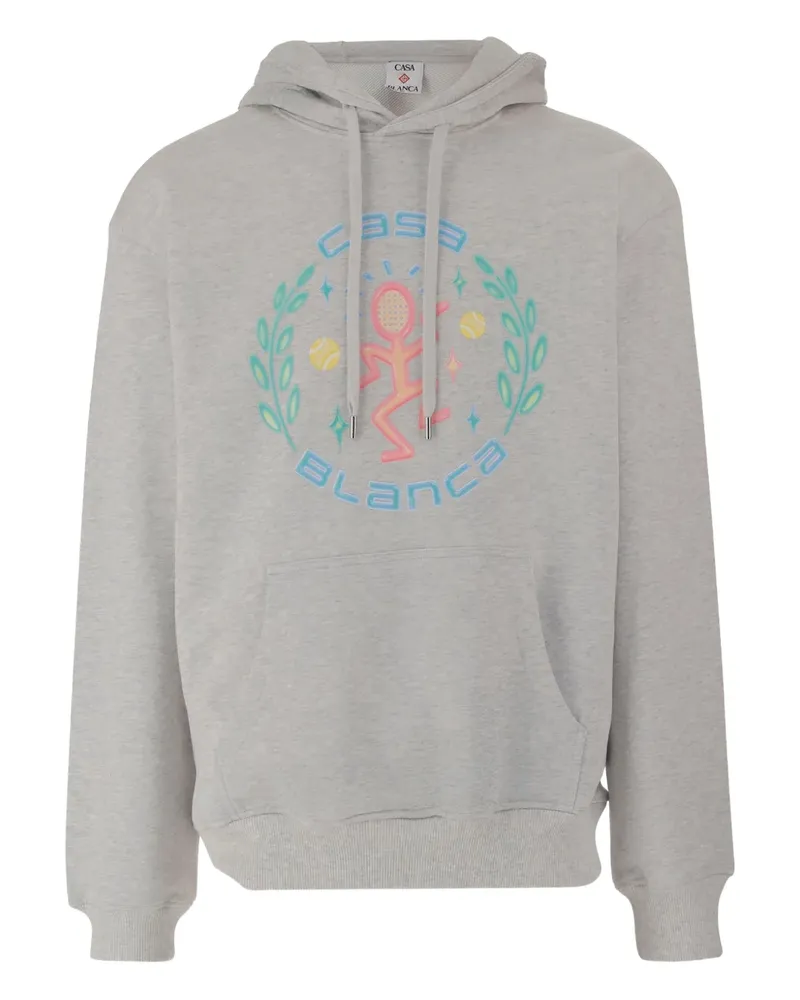 Casablanca Paris Sweatshirt mit verstellbarer Kapuze - Grau Grau