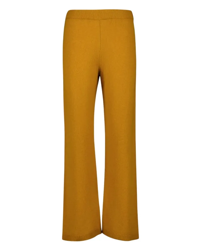 PAULA Nanna Strickhose mit weitem Bein - Gelb Gelb