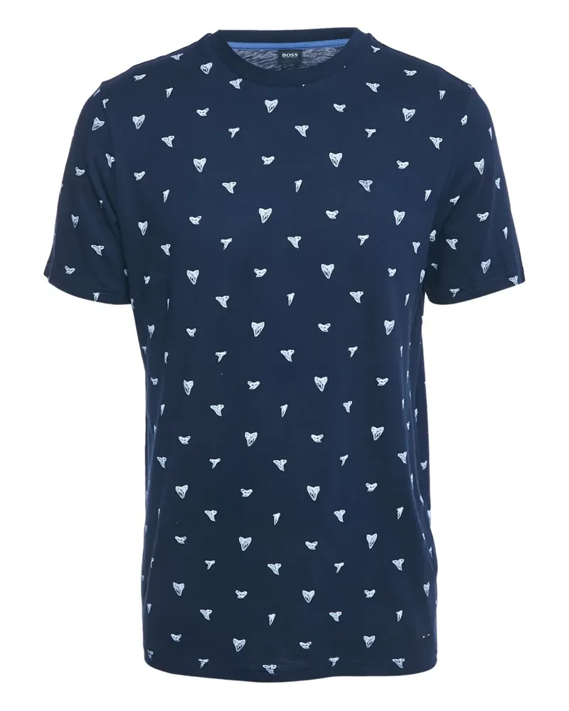 HUGO BOSS Klassisches T-Shirt - Blau Blau
