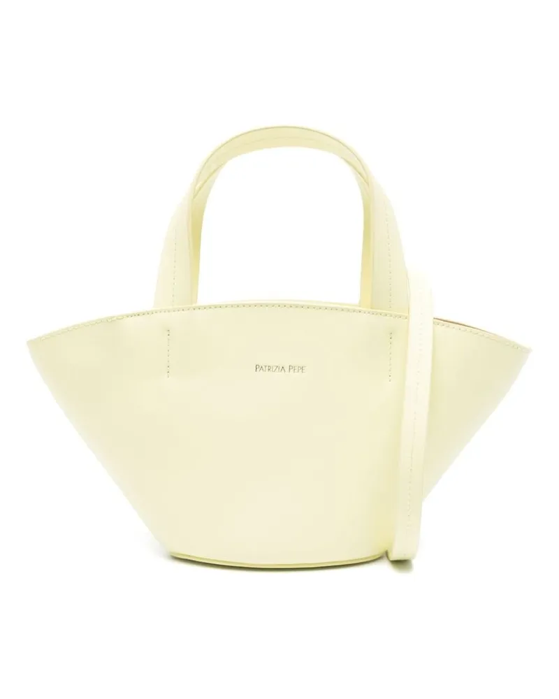 Patrizia Pepe Kleine Minimal City Handtasche - Gelb Gelb