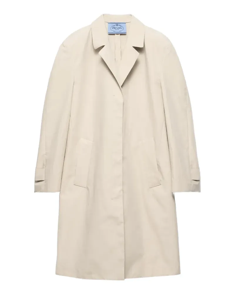 Prada single-breasted coat - Nude Nude