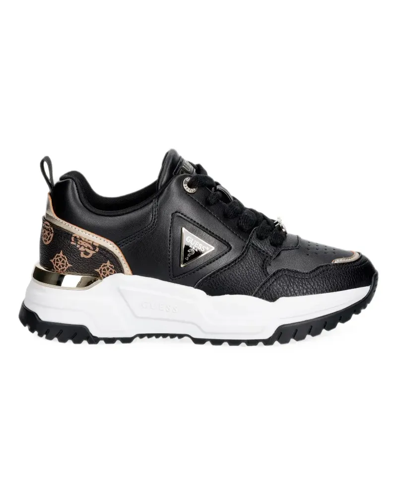 Guess Helada Sneakers mit Einsätzen und Logoplakette - Schwarz Schwarz
