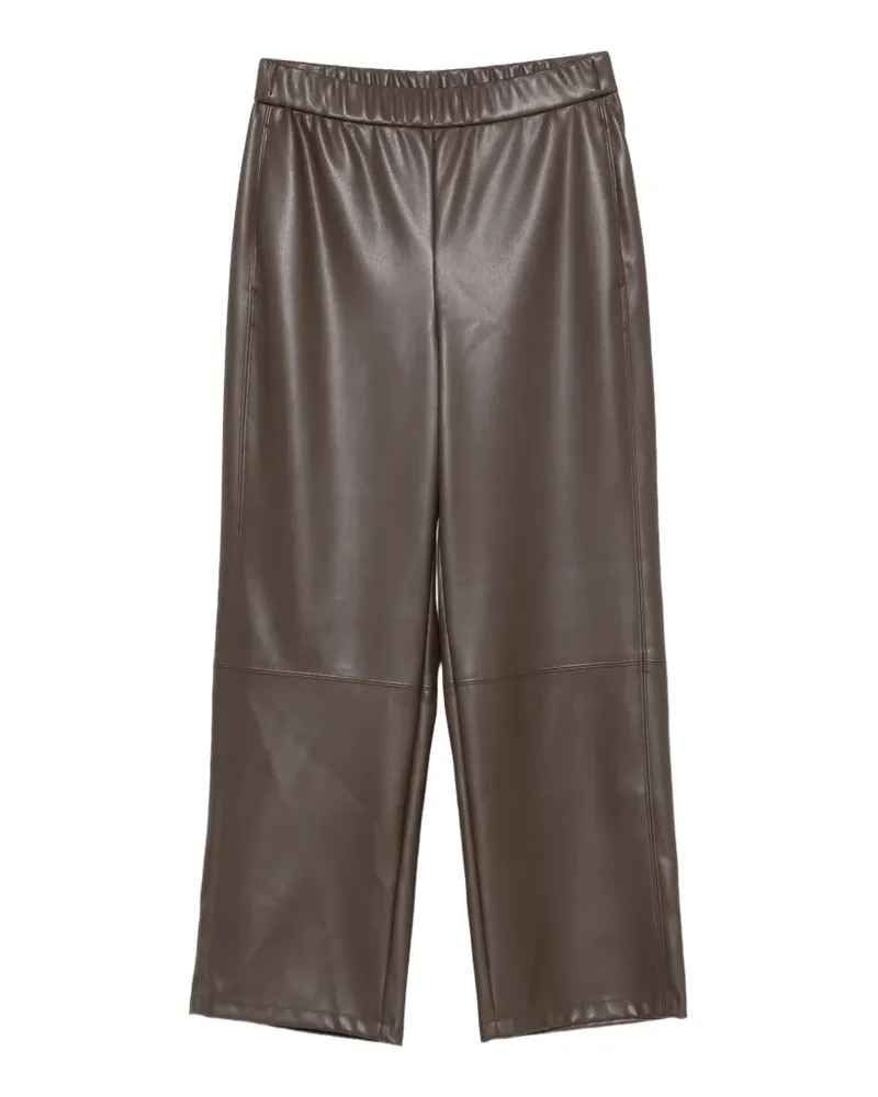 Max Mara Hose mit geradem Bein - Braun Braun