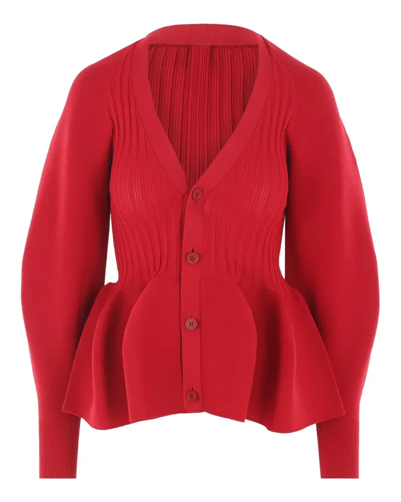 CFCL Cardigan mit Schößchen - Rot Rot