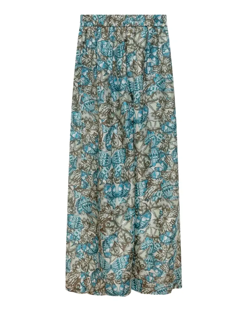Momoni butterfly aspen trousers - Blau Blau