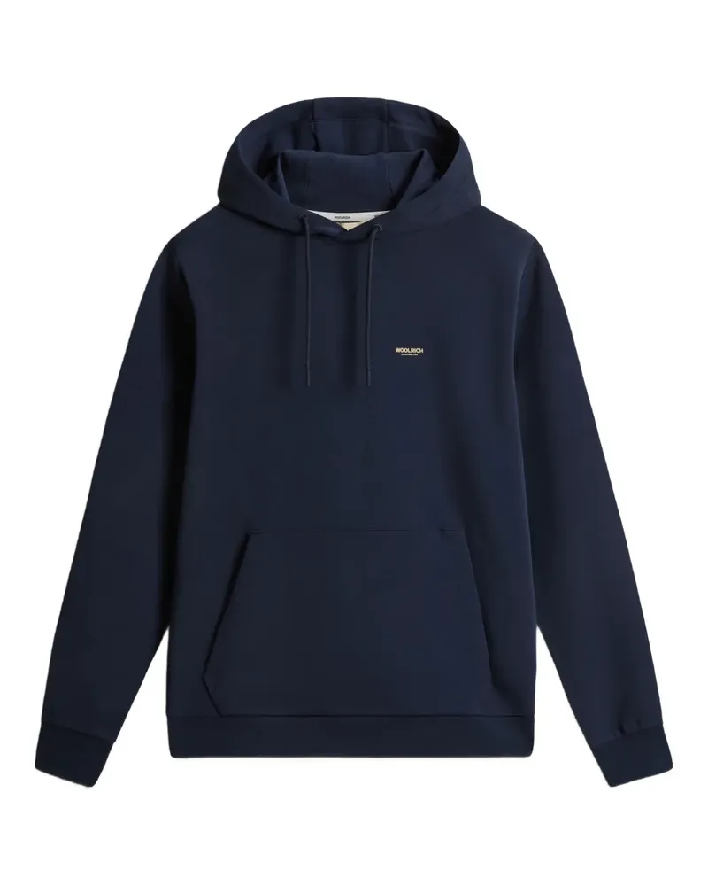 Woolrich Hoodie mit Logo - Schwarz Schwarz