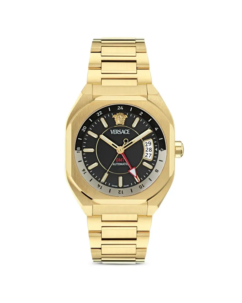 Versace Steel GMT Automatic 48mm - Schwarz Schwarz