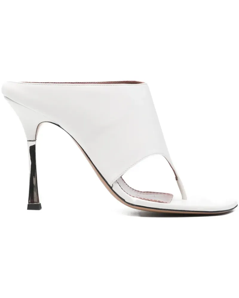 Paris Texas Lorena thong heel sandals - Weiß Weiß