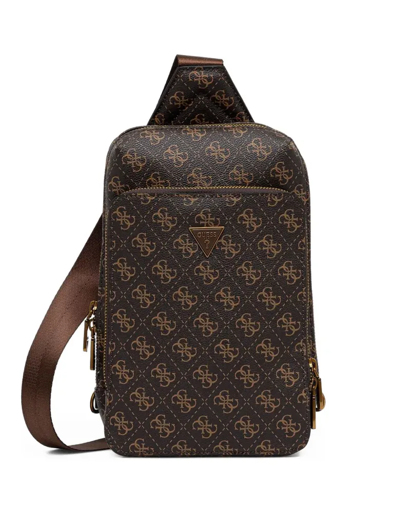 Guess Gürteltasche mit Logo-Schild - Braun Braun