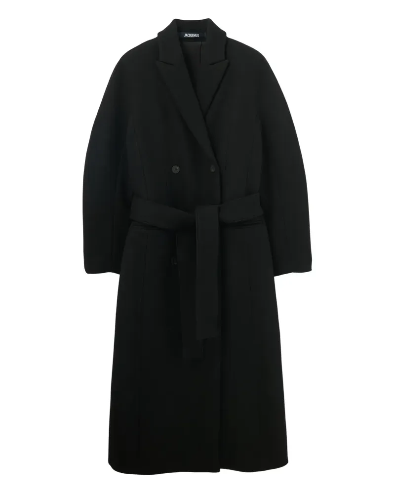 Jacquemus D'Homme double-breasted coat - Schwarz Schwarz