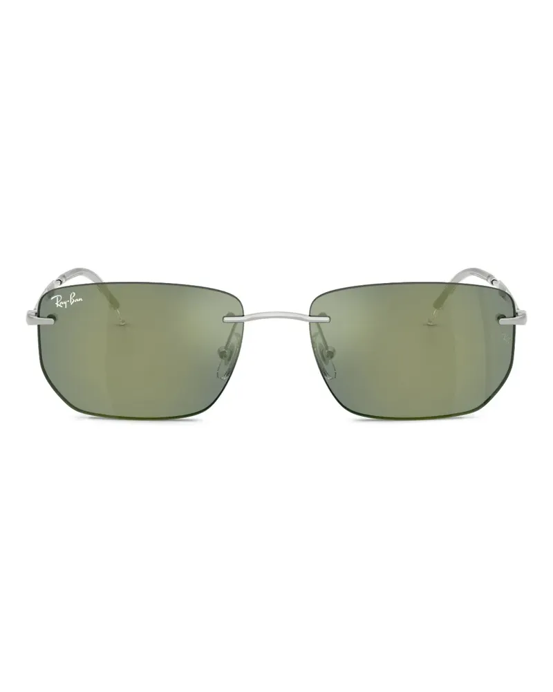 Ray Ban Rahmenlose Sonnenbrille - Silber Silber