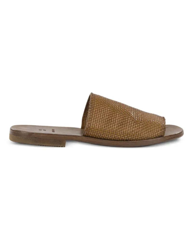 Moma Indina woven leather sandals - Nude Nude