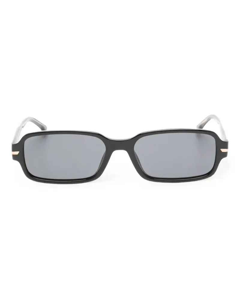 Victoria Beckham Sonnenbrille mit eckigem Gestell - Schwarz Schwarz