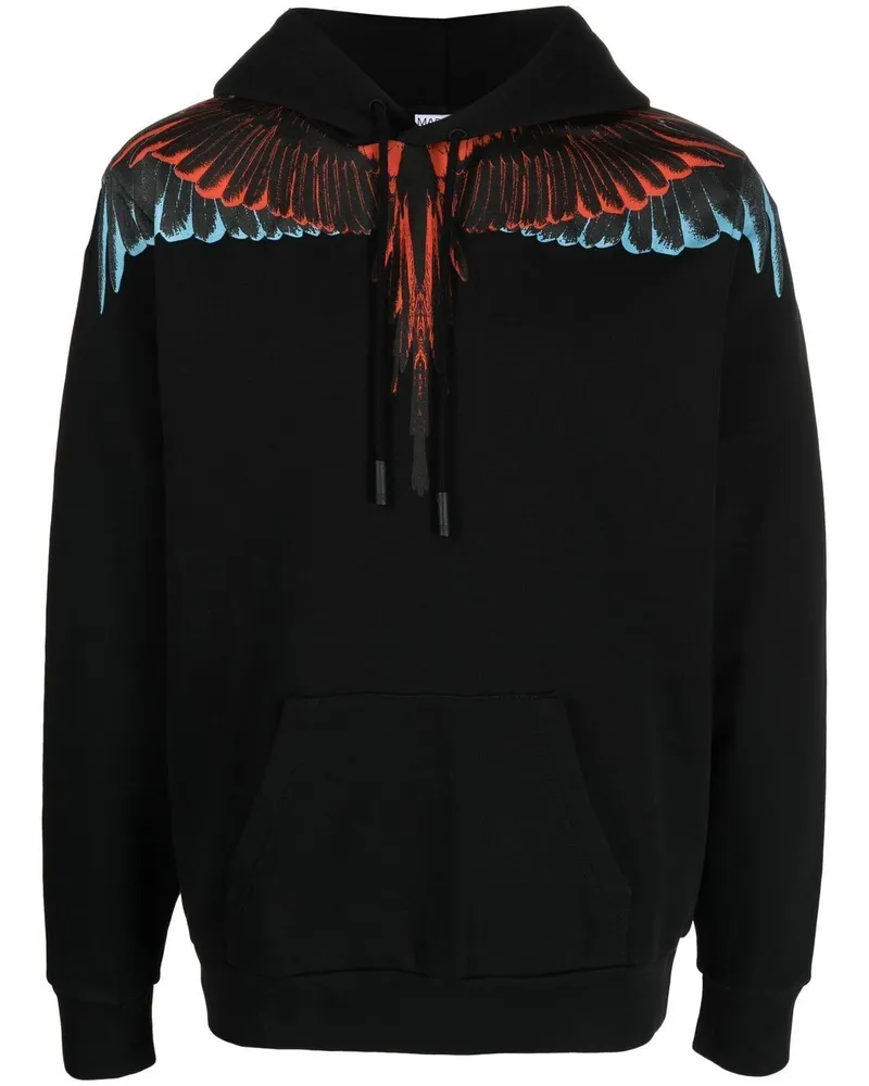 Marcelo Burlon | County of Milan Hoodie mit Icon Wings-Print Schwarz