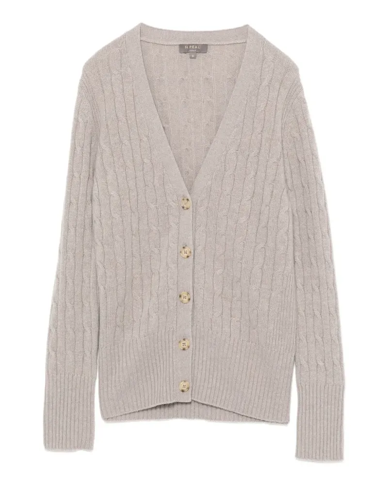 N.Peal Clara Cardigan - Nude Nude