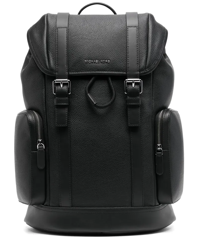 Michael Kors Hudson Pebbled Rucksack - Schwarz Schwarz