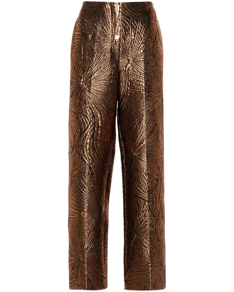 forte_forte Matelassé-Hose - Gold Gold