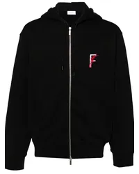 Ferragamo Hoodie mit Logo-Stickerei Schwarz