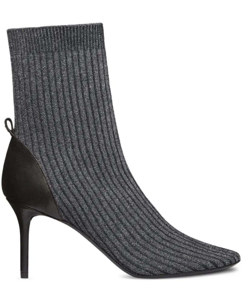 Courrèges Gerippte Stiefeletten - Grau Grau