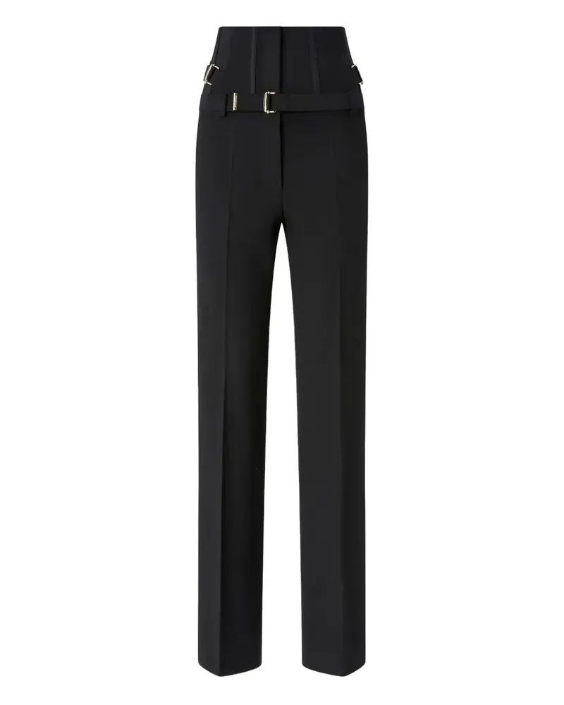 Pinko Hose mit Schnallengürtel - Schwarz Schwarz