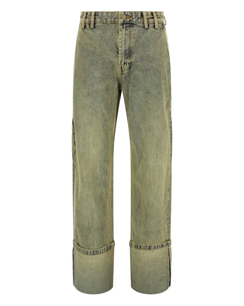 Entire Studios Cuff Jeans - Gelb Gelb