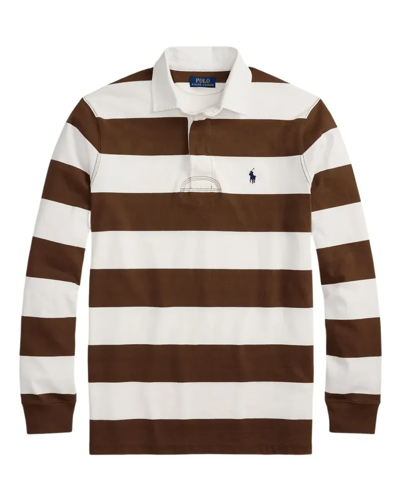 Ralph Lauren Gestreiftes Poloshirt - Braun Braun