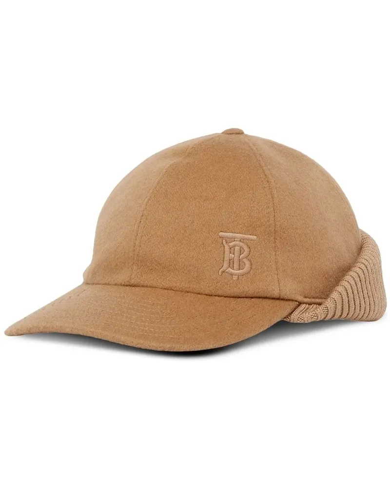 Burberry Rekonstruierte Baseballkappe mit TB - Braun Braun