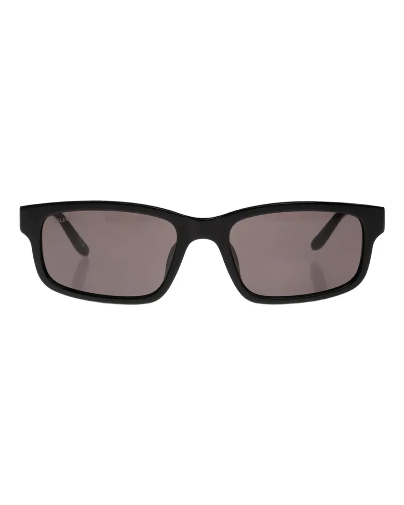 Balenciaga Eckige Daily Sonnenbrille - Schwarz Schwarz