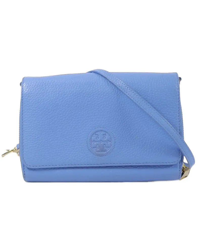 Tory Burch Portemonnaie mit Logo-Prägung - Blau Blau