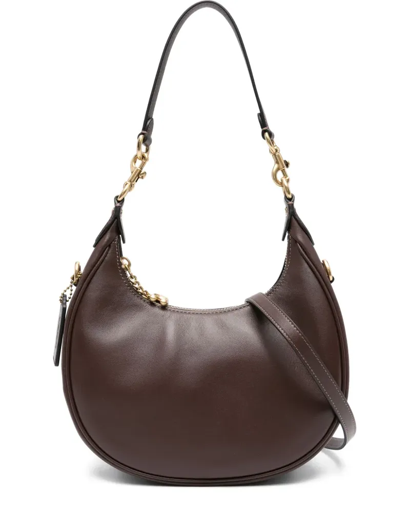 Coach Jonie 22 Schultertasche mit Kettendetail - Braun Braun