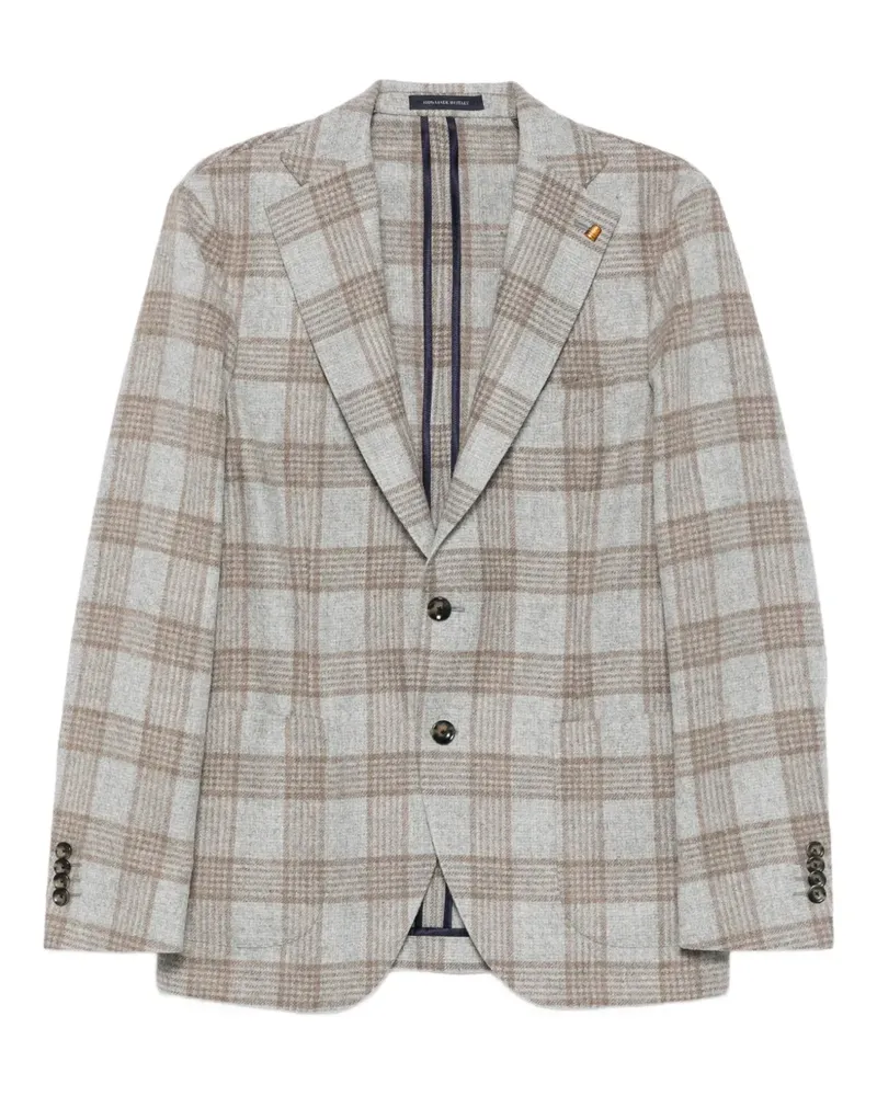 Sartoria Latorre Kariertes Sakko - Grau Grau