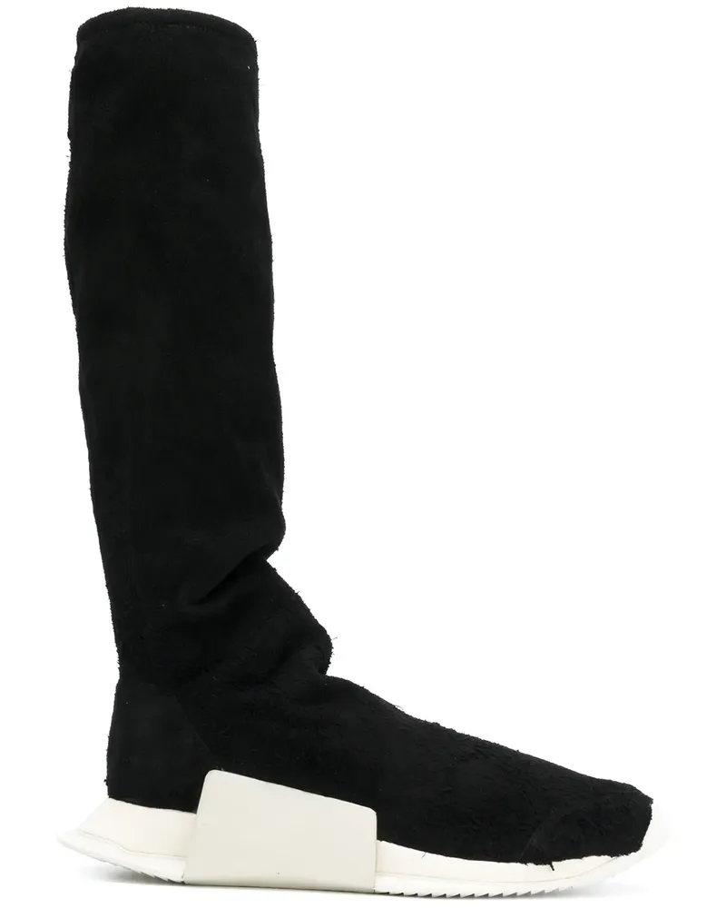Rick Owens x Adidas Blister Sneakers - Schwarz Schwarz