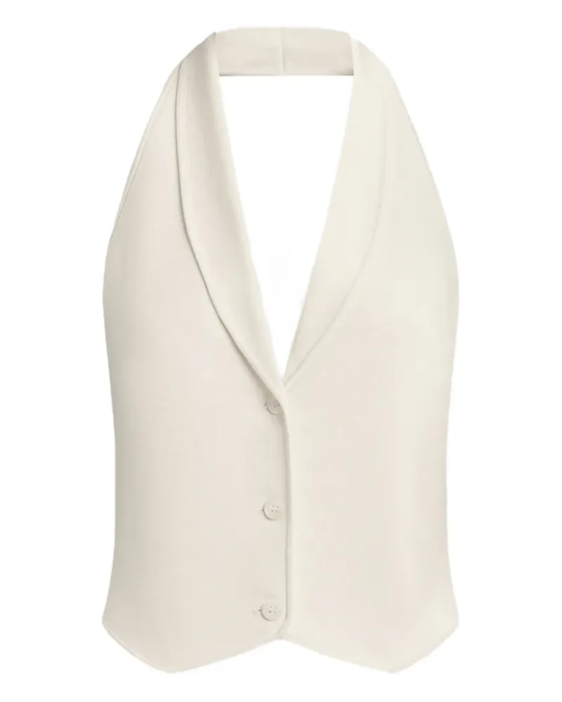 12 STOREEZ Top mit Rückenausschnitt - Nude Nude