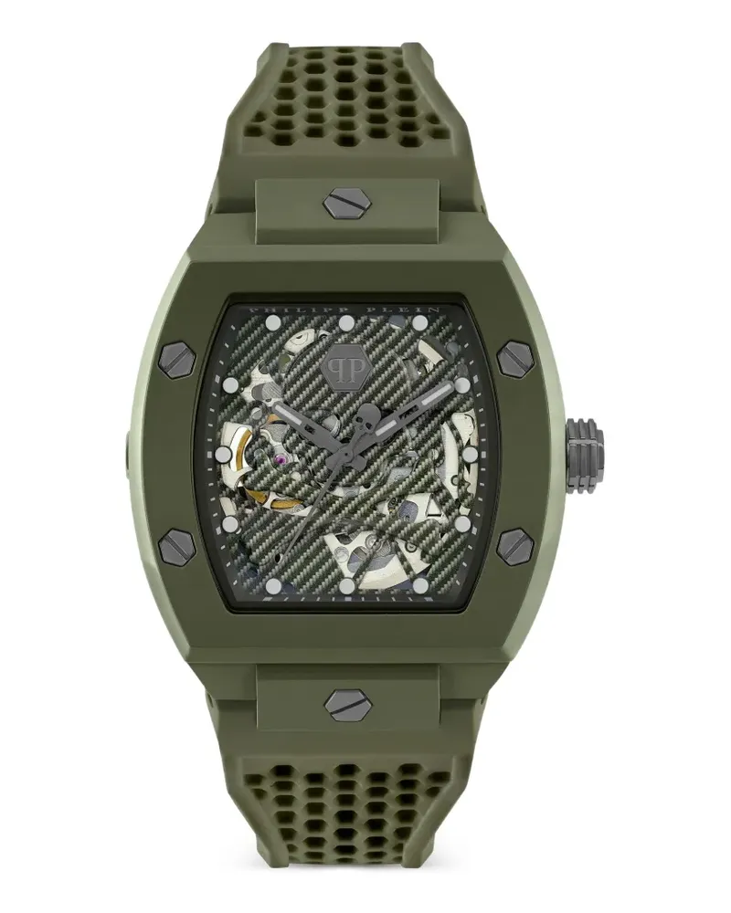 Philipp Plein The Skeleton Ecoceramic 44mm watch - Grün Grün