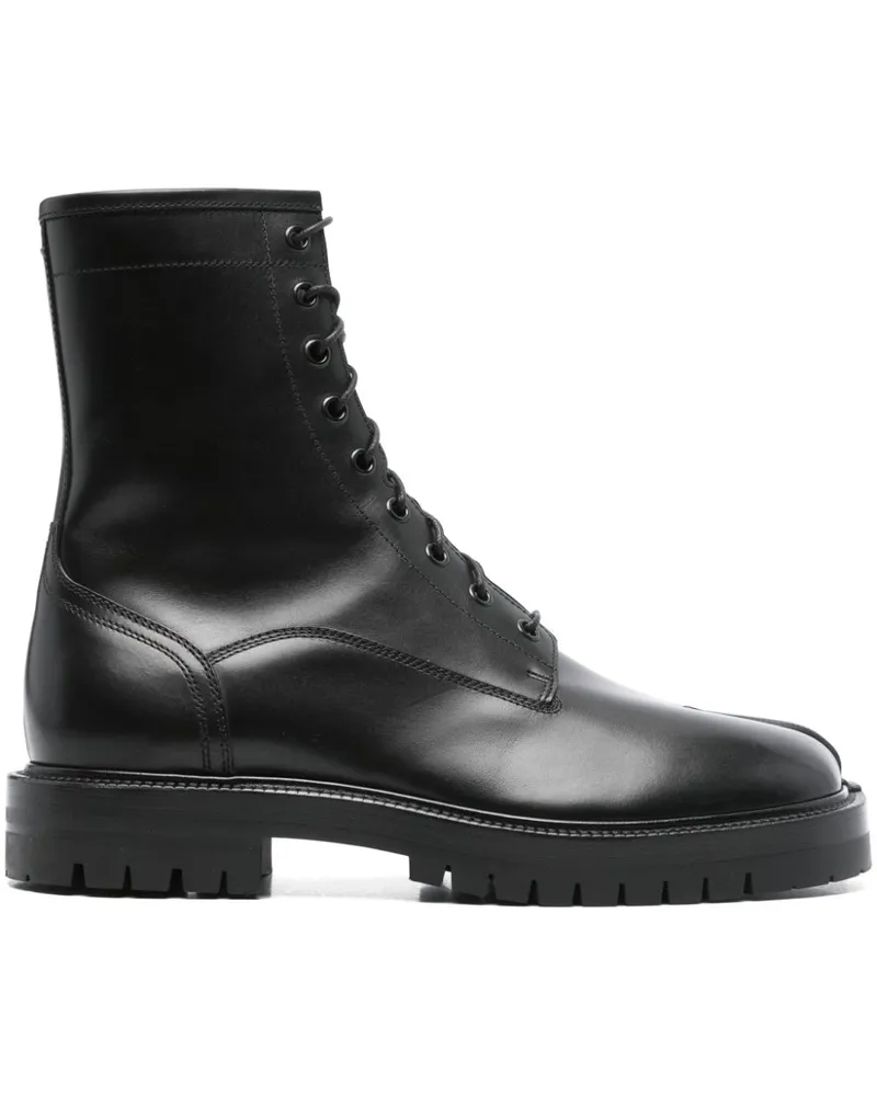 Maison Margiela Stiefel mit Tabi-Kappe - Schwarz Schwarz