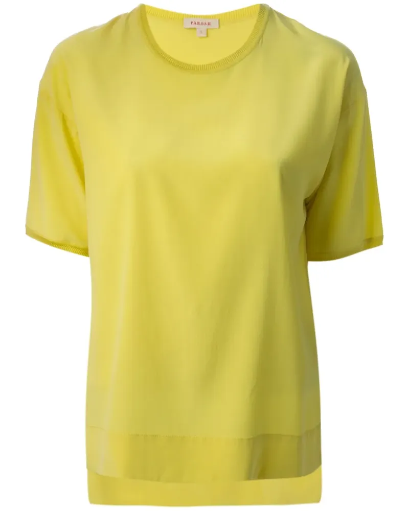P.A.R.O.S.H. P.A.R.O H. 'Syrene' T-Shirt - Gelb Gelb
