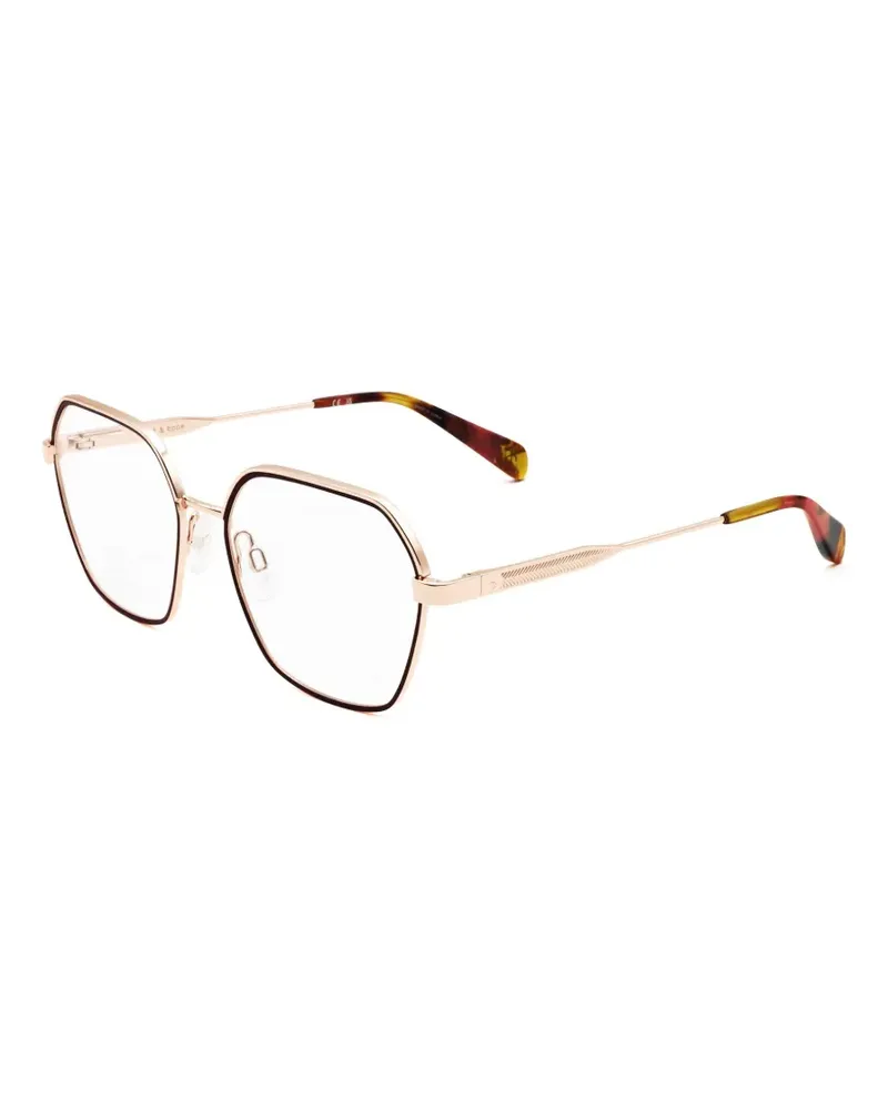 Rag & Bone Brille mit geometrischem Gestell - Gold Gold